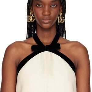 AUTHENTIC Dolce & Gabbana Logo Clip on Earrings 🔥🔥🔥